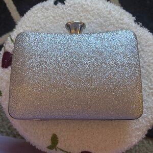 Elegant Silver Clutch Bag